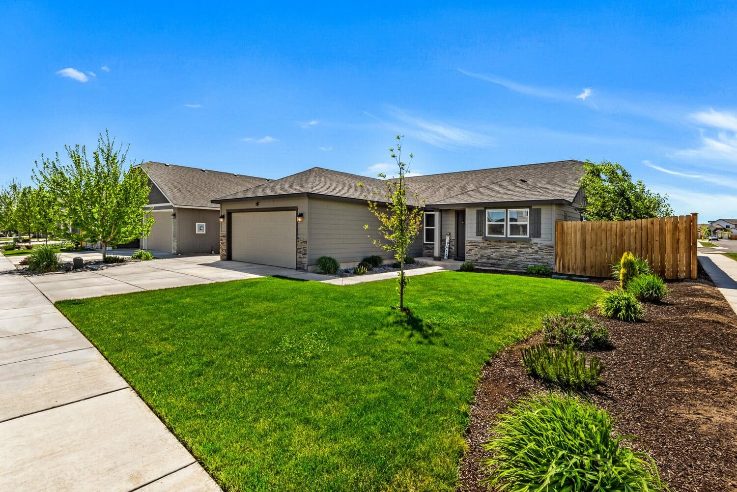 Beautifully landscaped