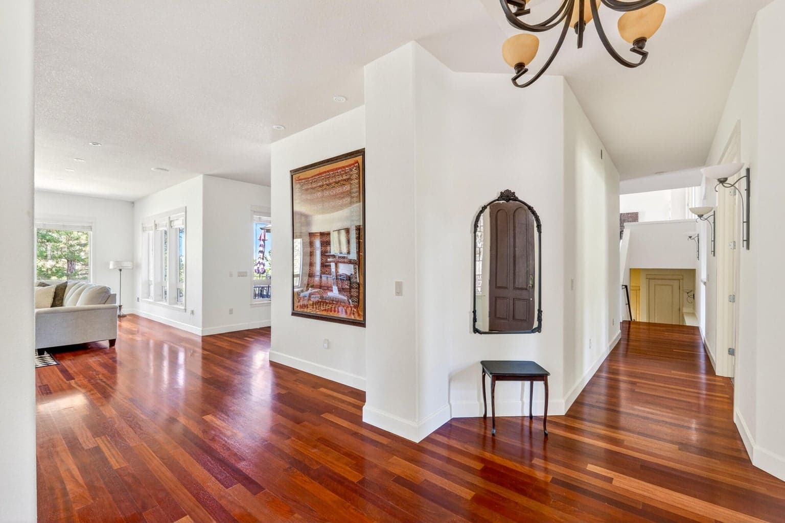 Entryway leading to living room
