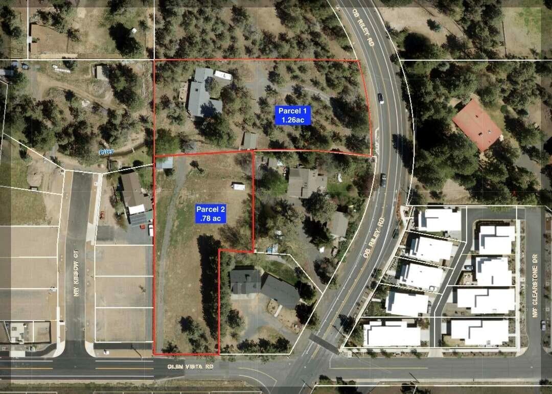Aerial View of both tax lots