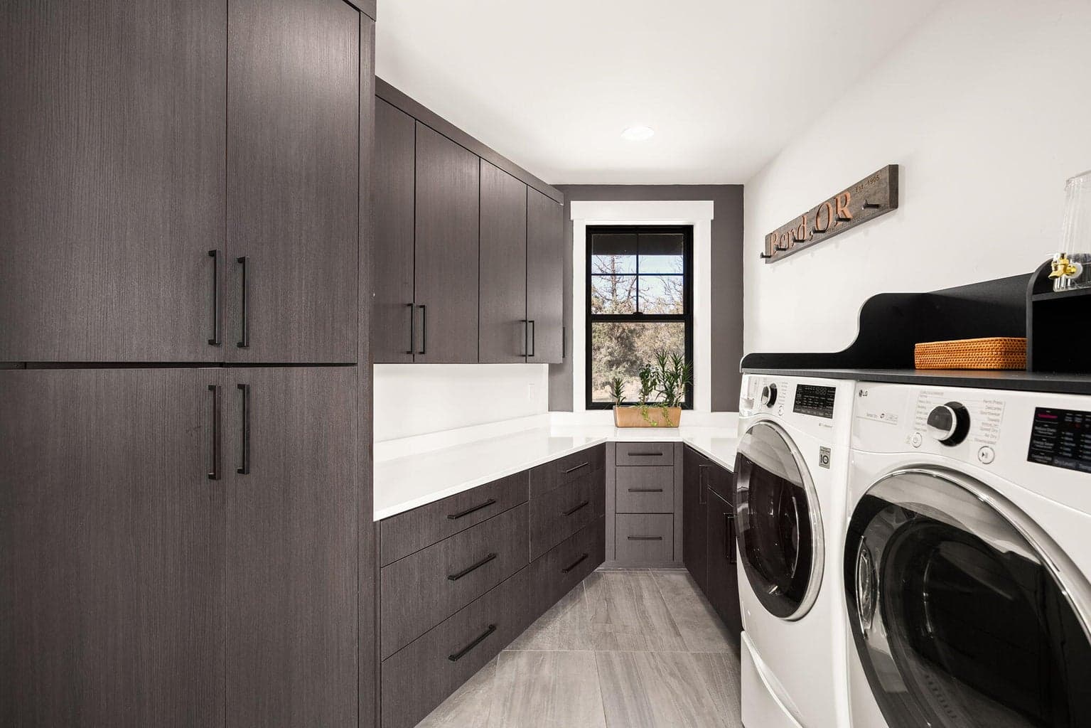 Laundry near garage entry