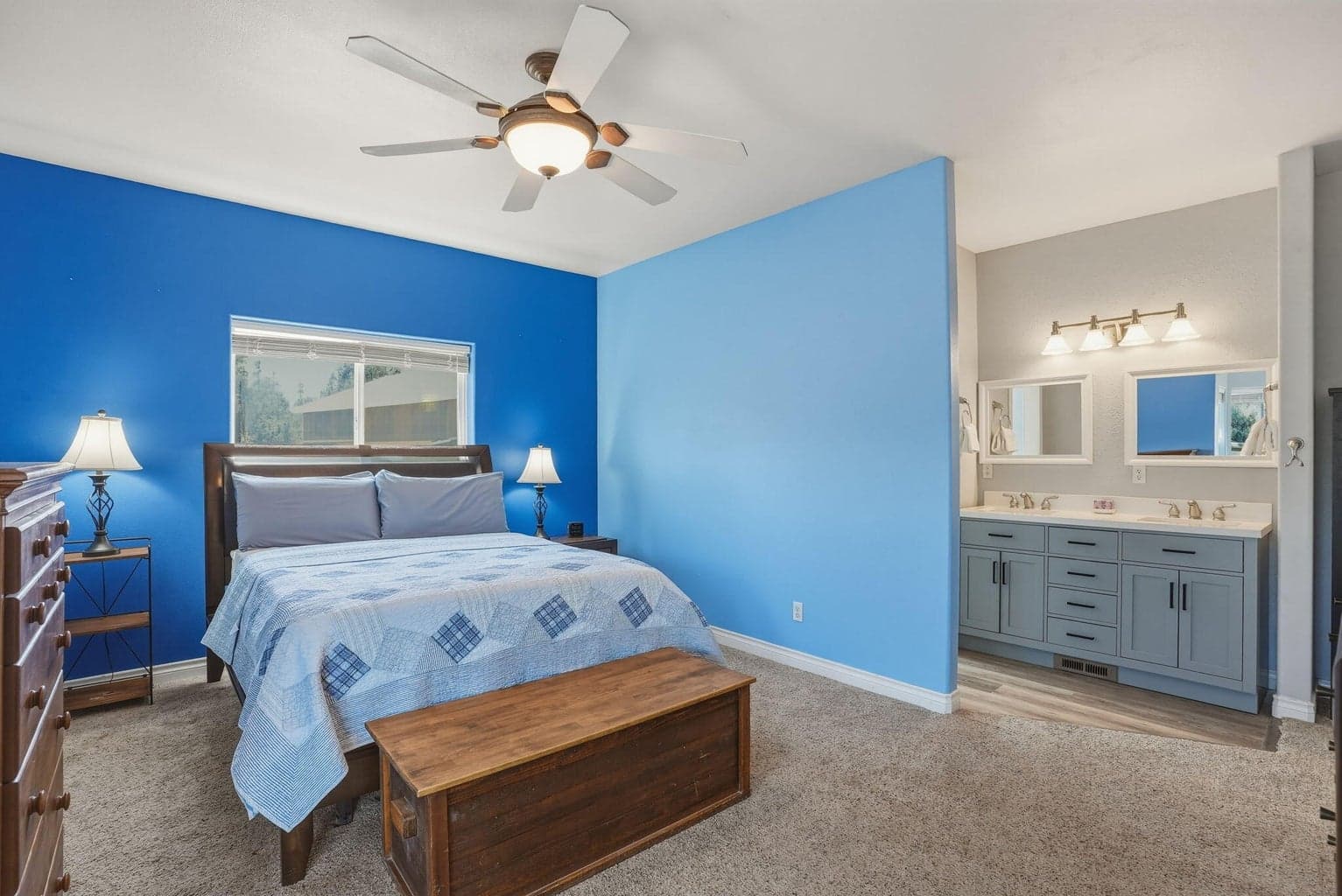 Primary bedroom on main level