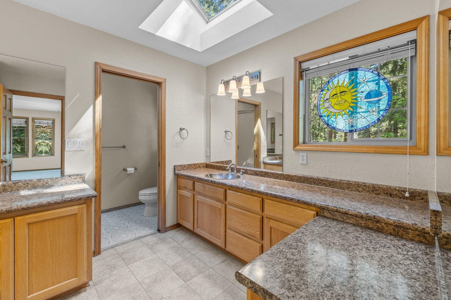 Upstairs primary bath