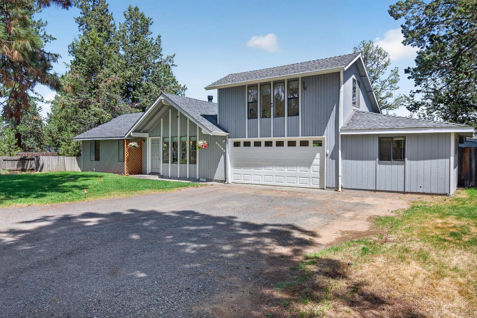 There is a room the right of the garage that is not included in the square footage that has a separate entrance