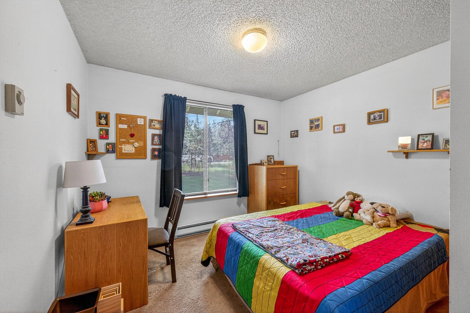 One of two guest bedrooms