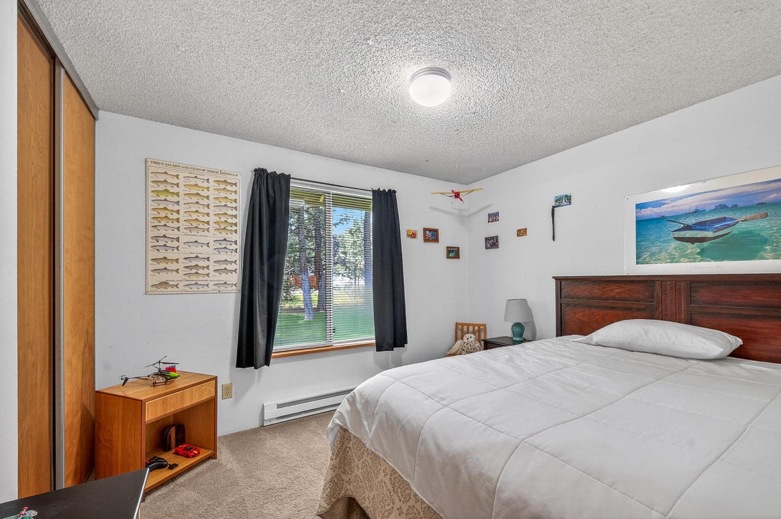The second of two guest bedrooms