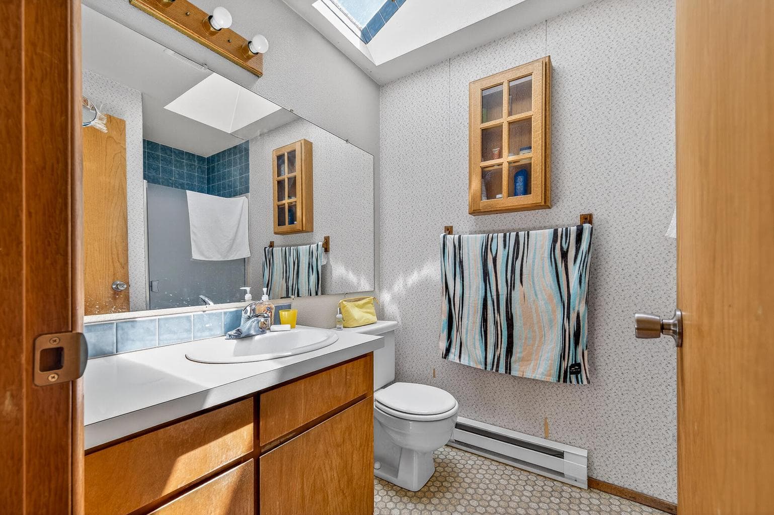 The primary bathroom