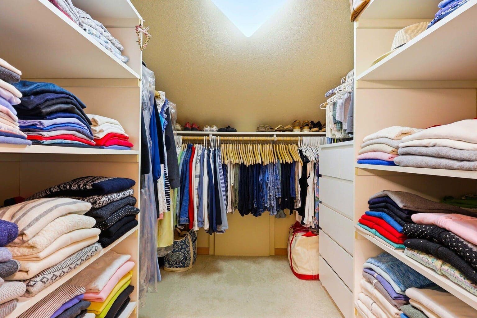 2nd floor primary closet