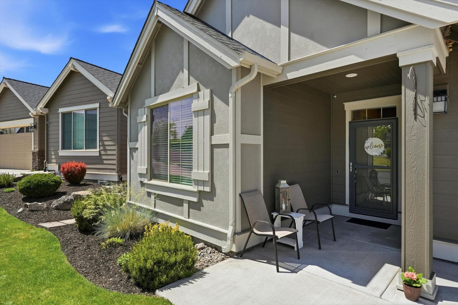Covered front porch
