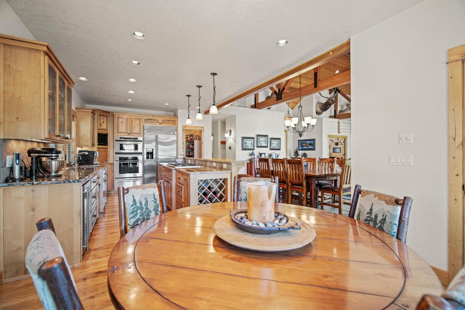 Casual dining area opens to the kitchen and main living spaces, creating a comfortable flow for daily use and guests.