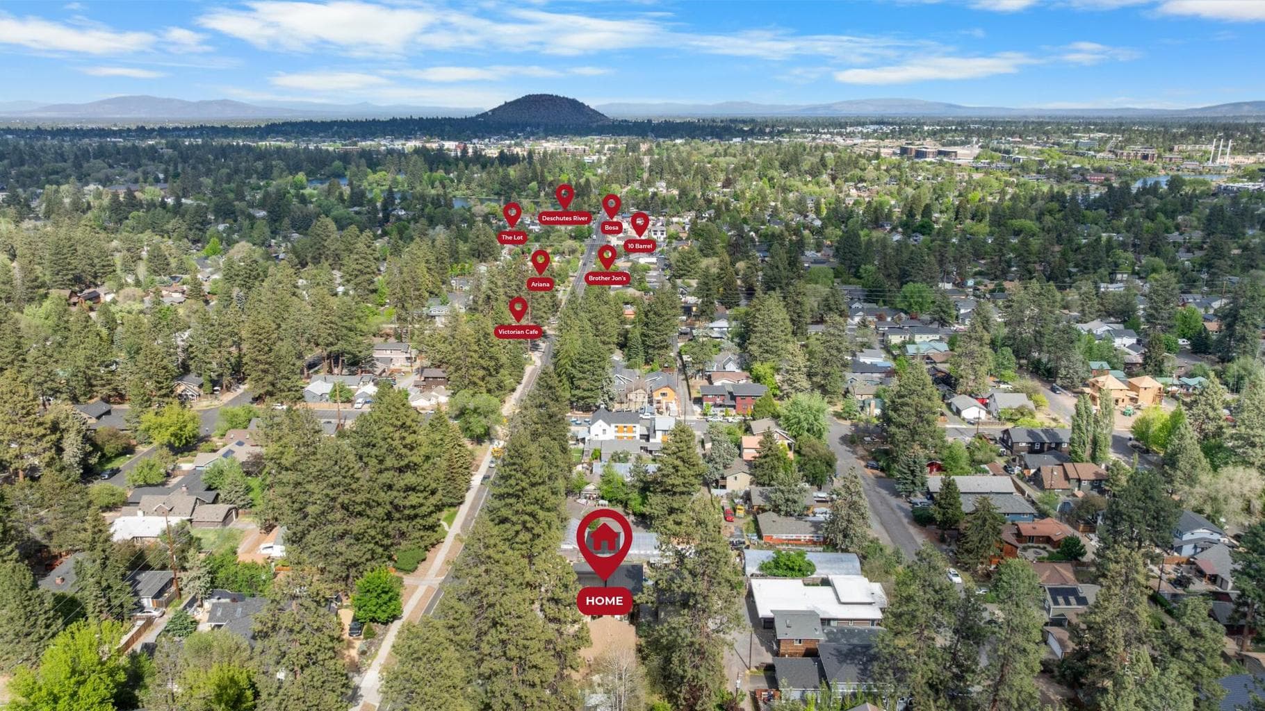 Locations are approximate