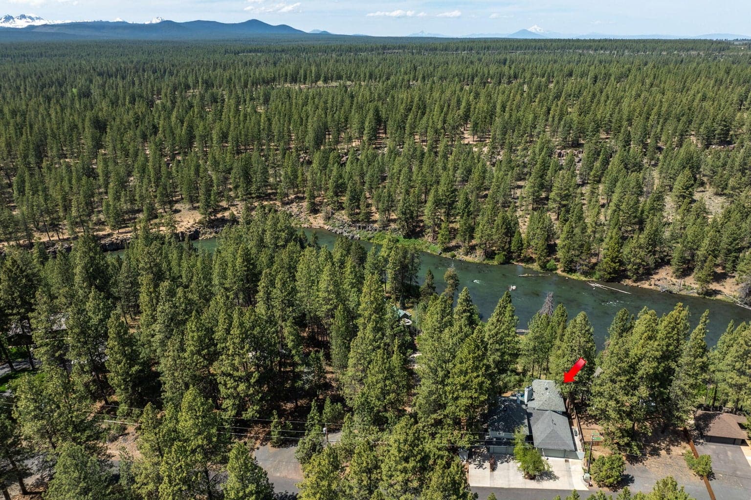 Overhead Deschutes River 2