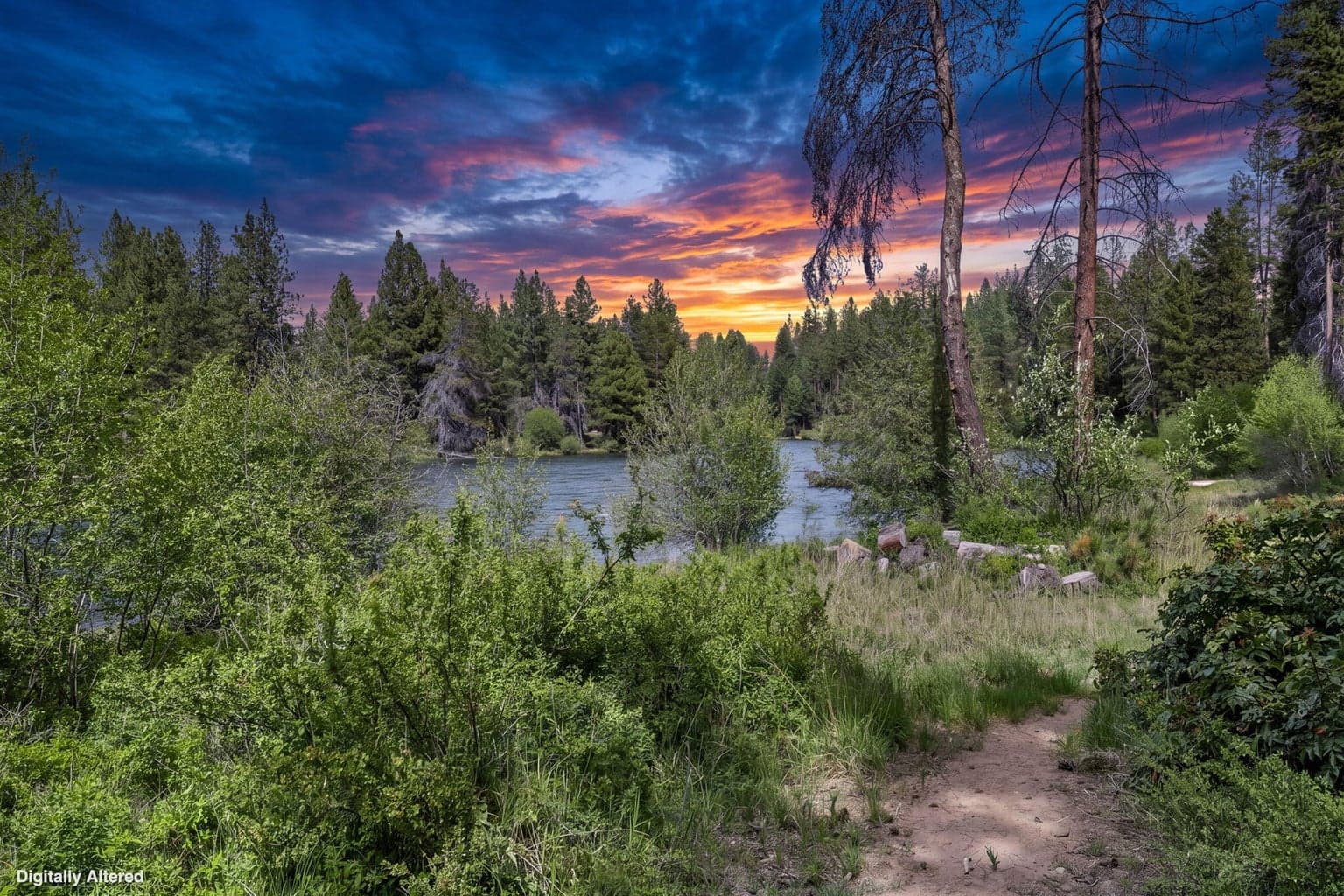 Twilight River View