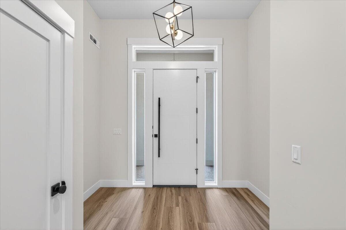 Spacious and welcoming formal entry.