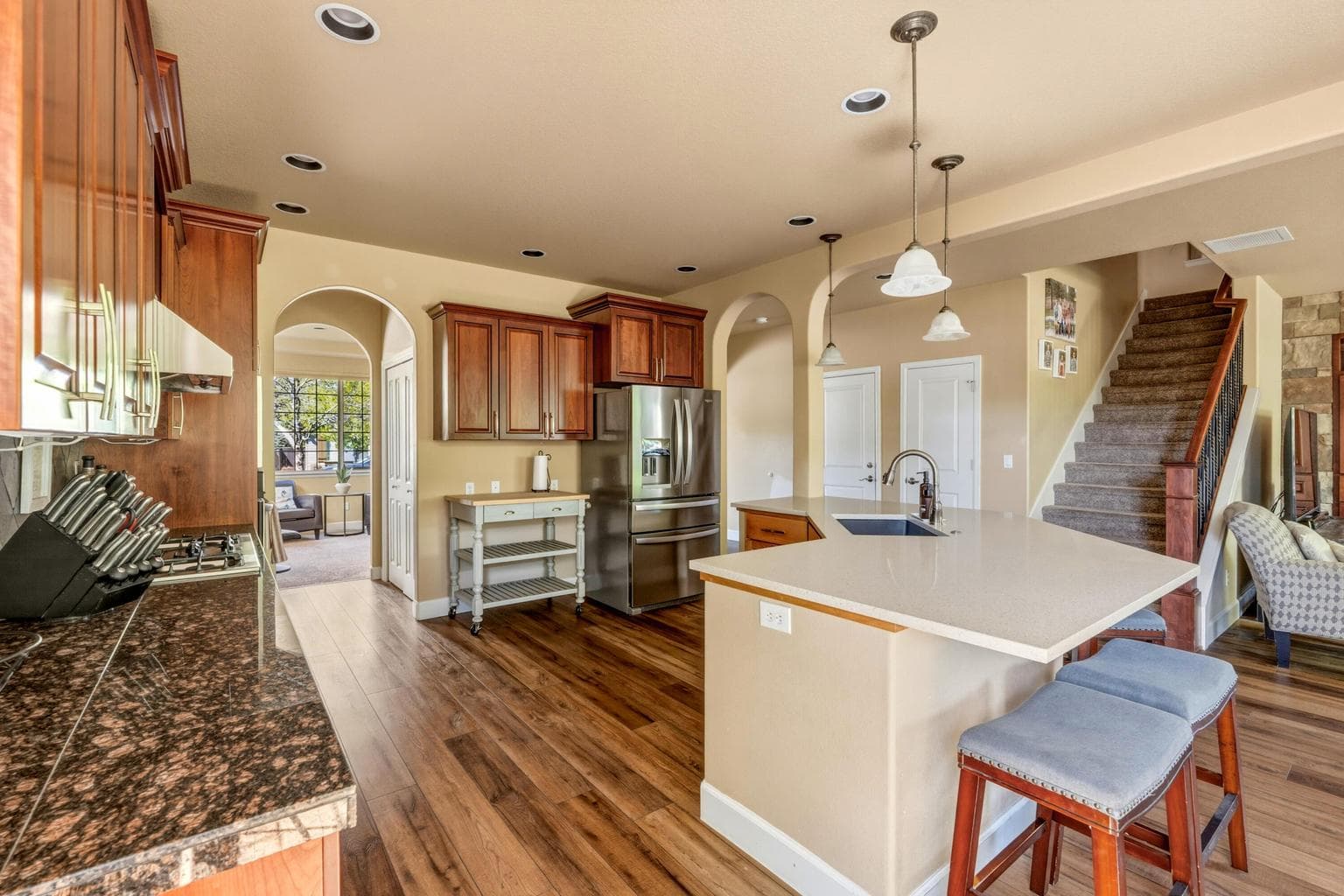 Perfect for hosting parties.