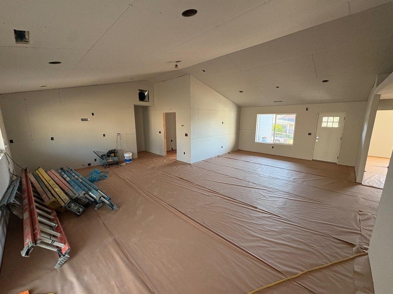 Unfinished Kitchen and Great Room!