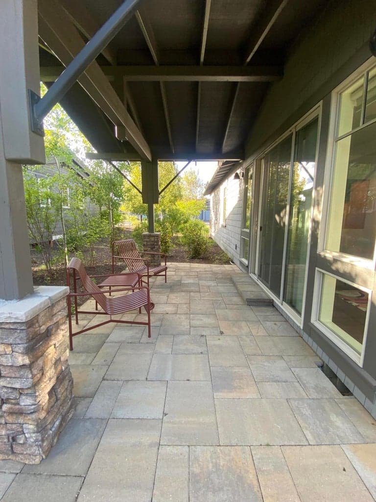 Patio off of office