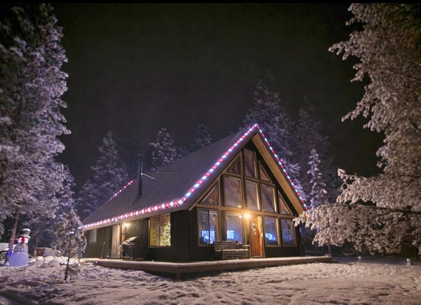 A "postcard" setting in the Winter wonderland season.