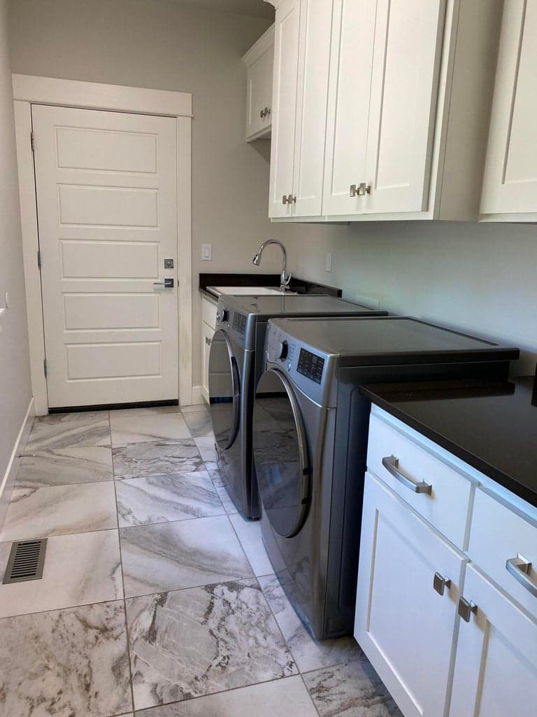 Laundry to garage