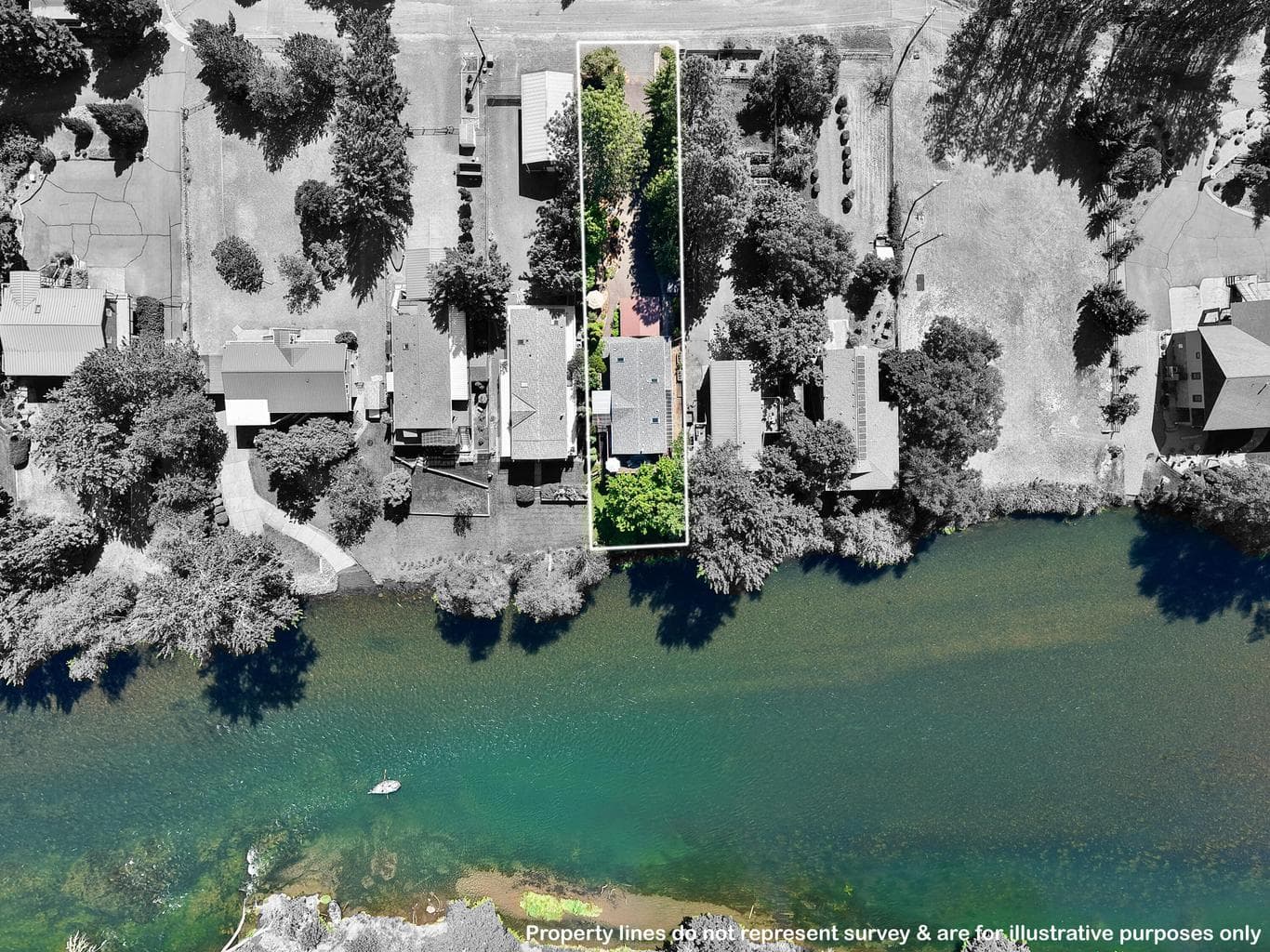 Property lines are approx. and for illustrative purposes only.