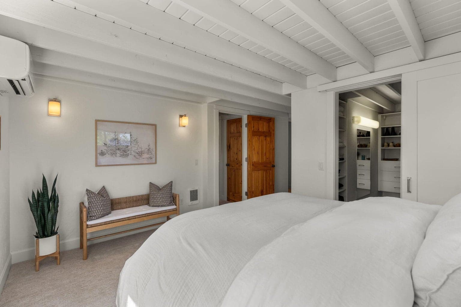 Tongue and groove ceilings in primary