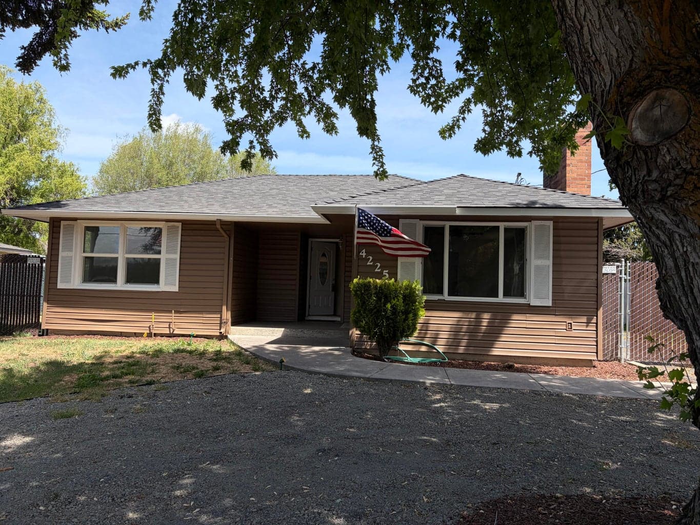 Large .34 of an acre lot with fenced back yard
