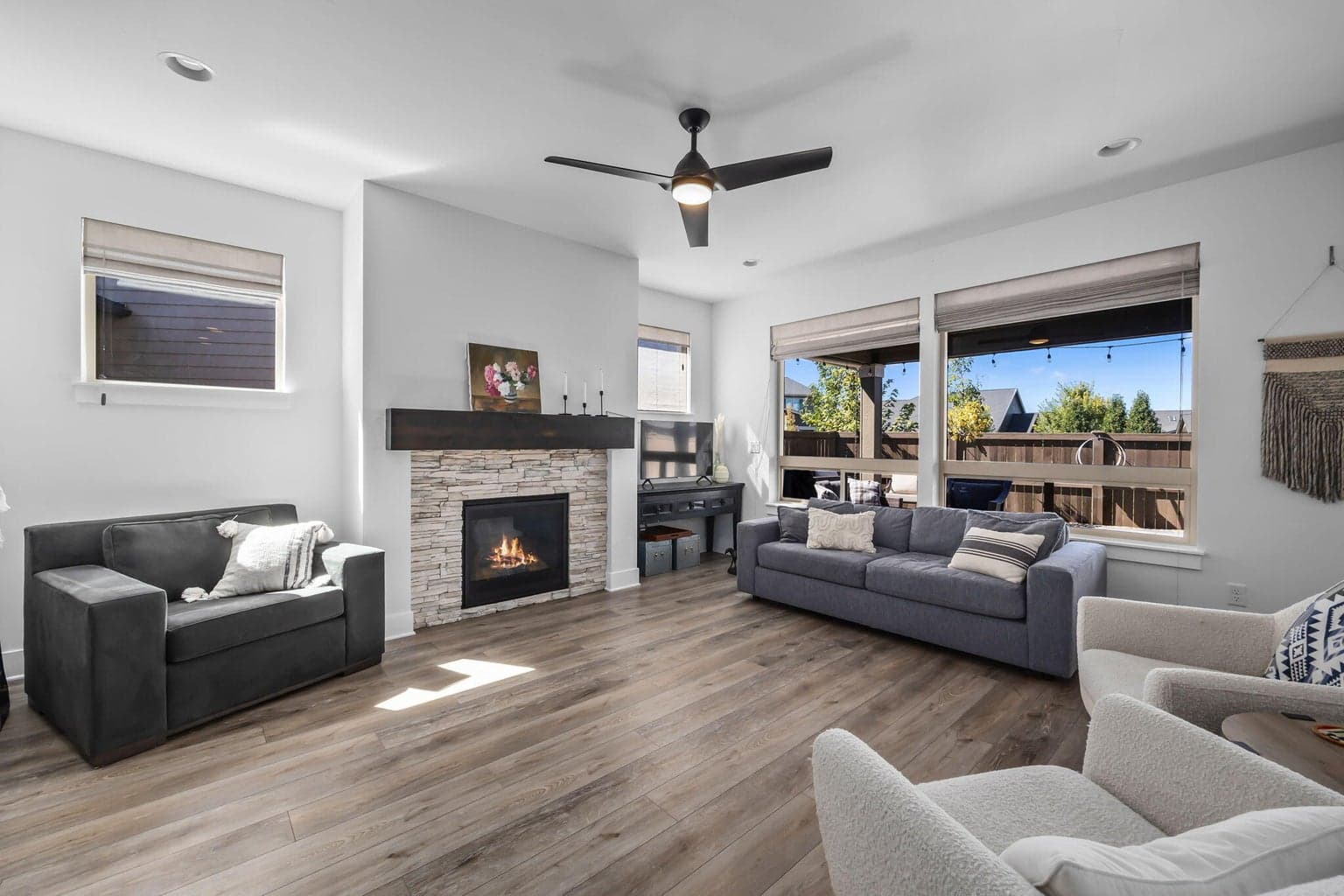 Warm, open-concept living designed for gathering & entertaining.