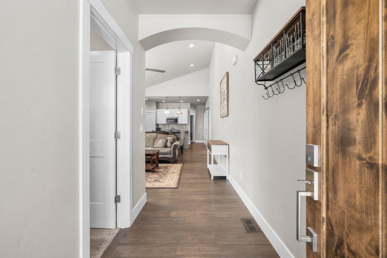 Entryway leads to the open-concept design built for everyday living & entertaining