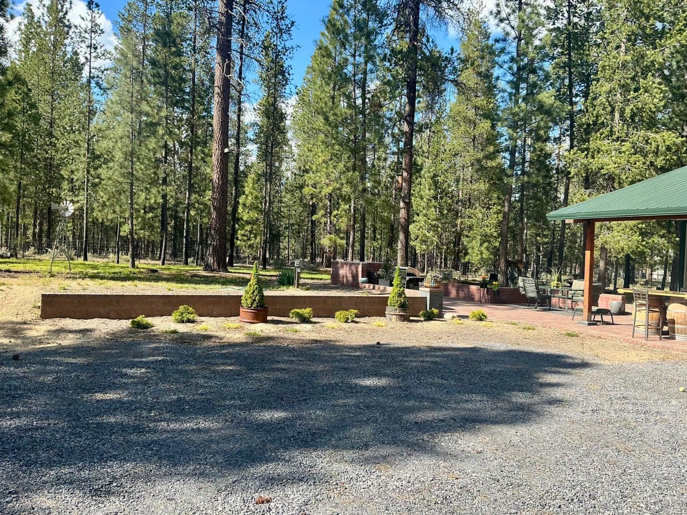 End of driveway house on the right
