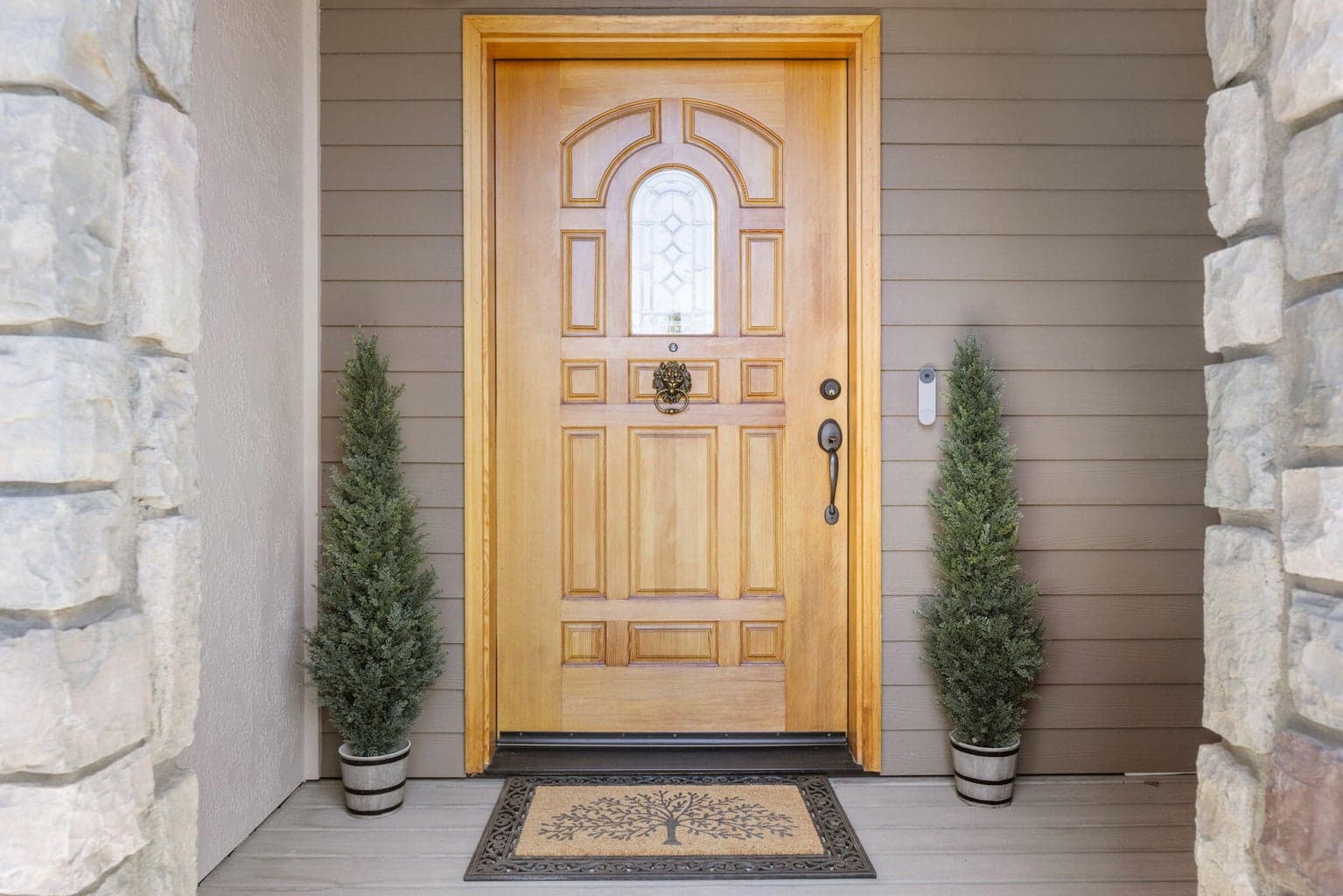 Covered front entry