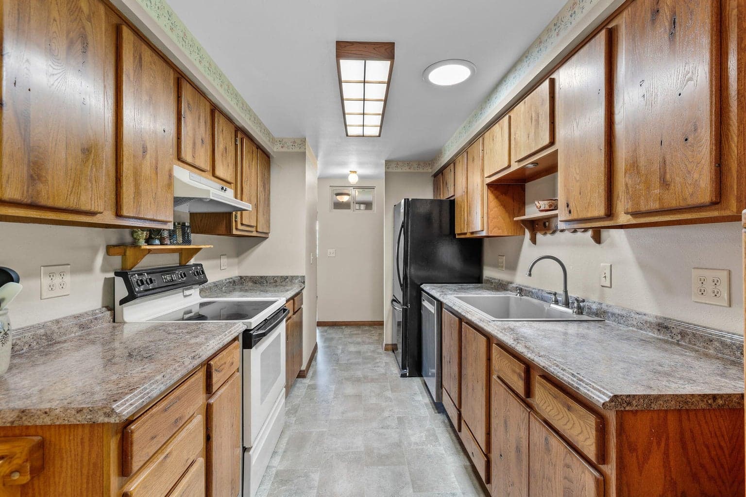 Efficient kitchen layout designed for everyday living.
