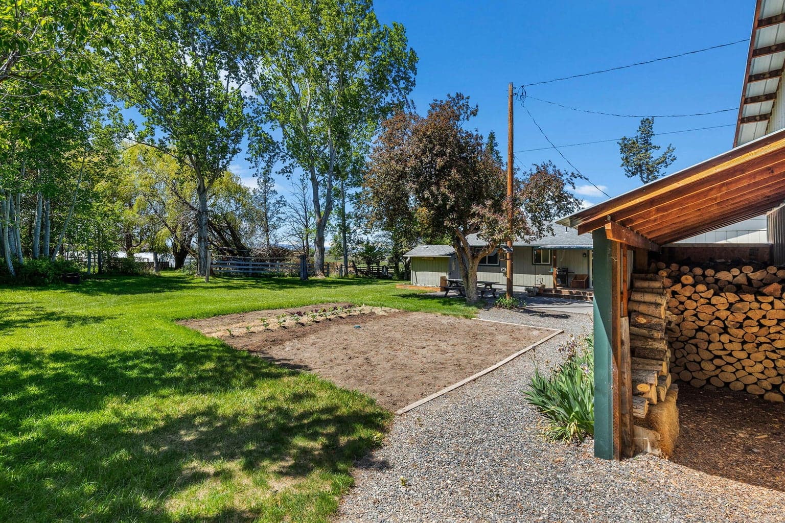 Established garden beds ready for your next harvest.
