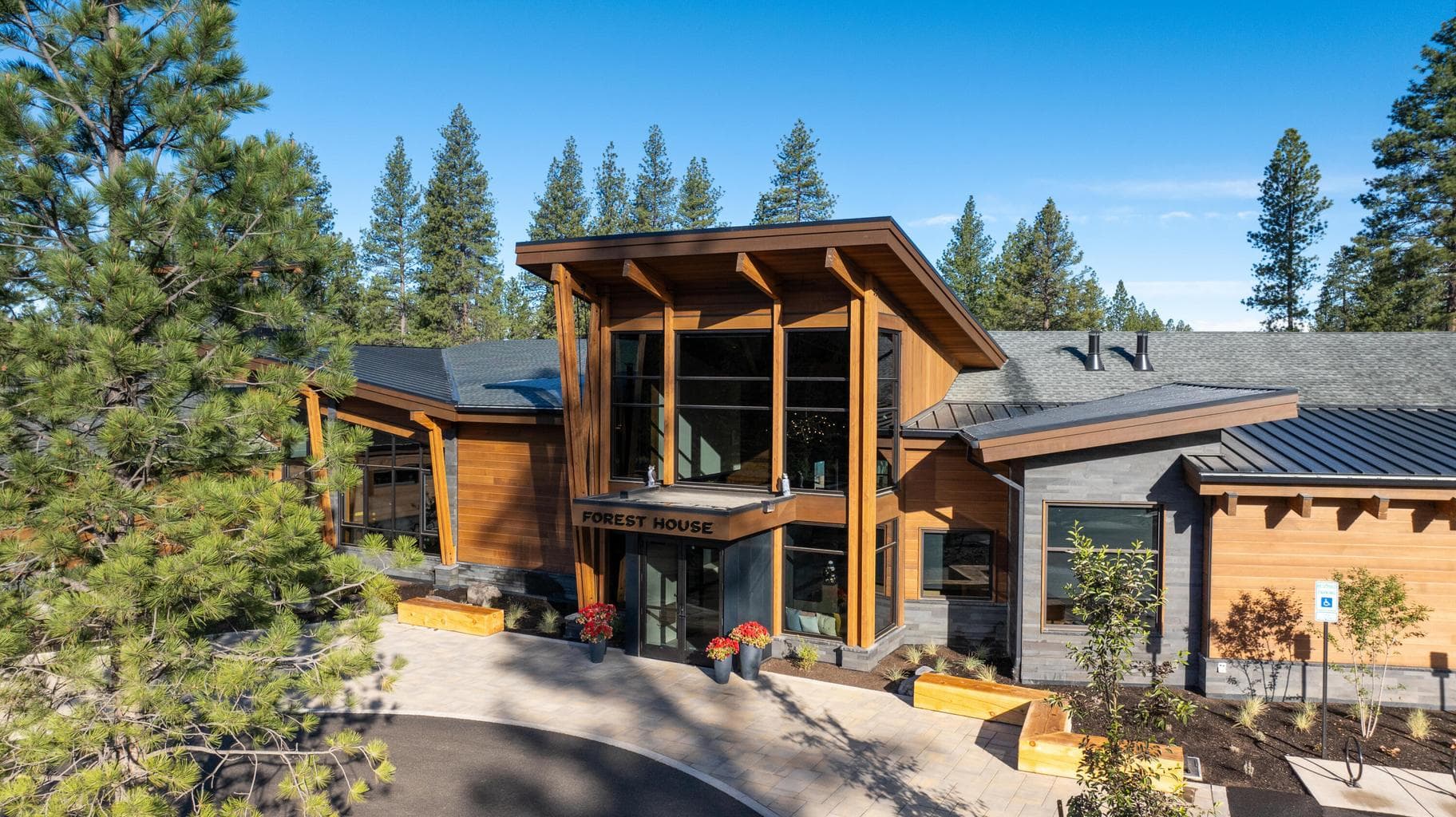 Modern Mountain Forest House