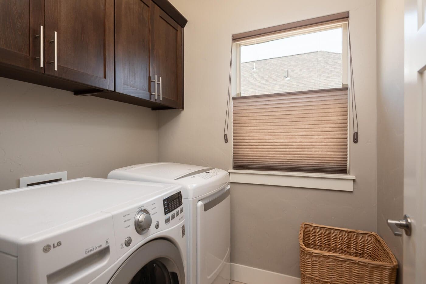 Conveniently located upstairs near the bedrooms.