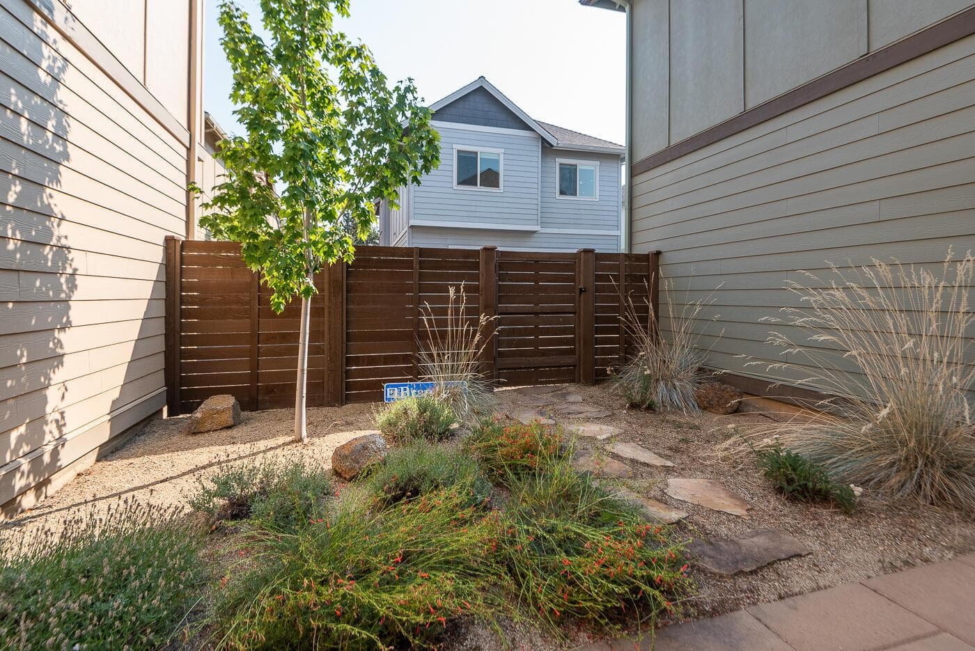 Fenced and private for kids or dogs too.