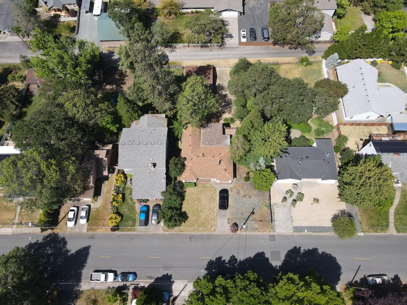 Aerial view from Hawthorne