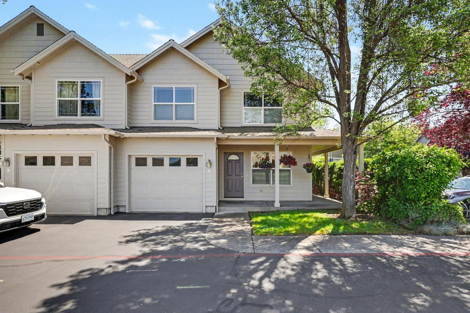 One-car garage and wrap around covered porch