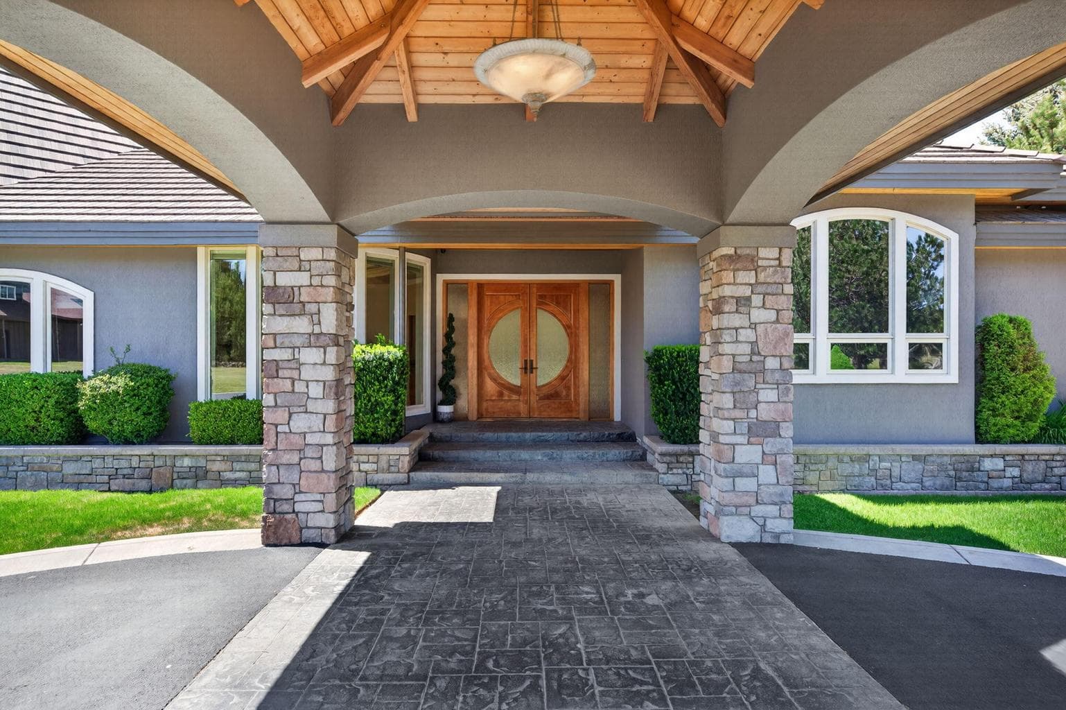 Stunning covered entry!