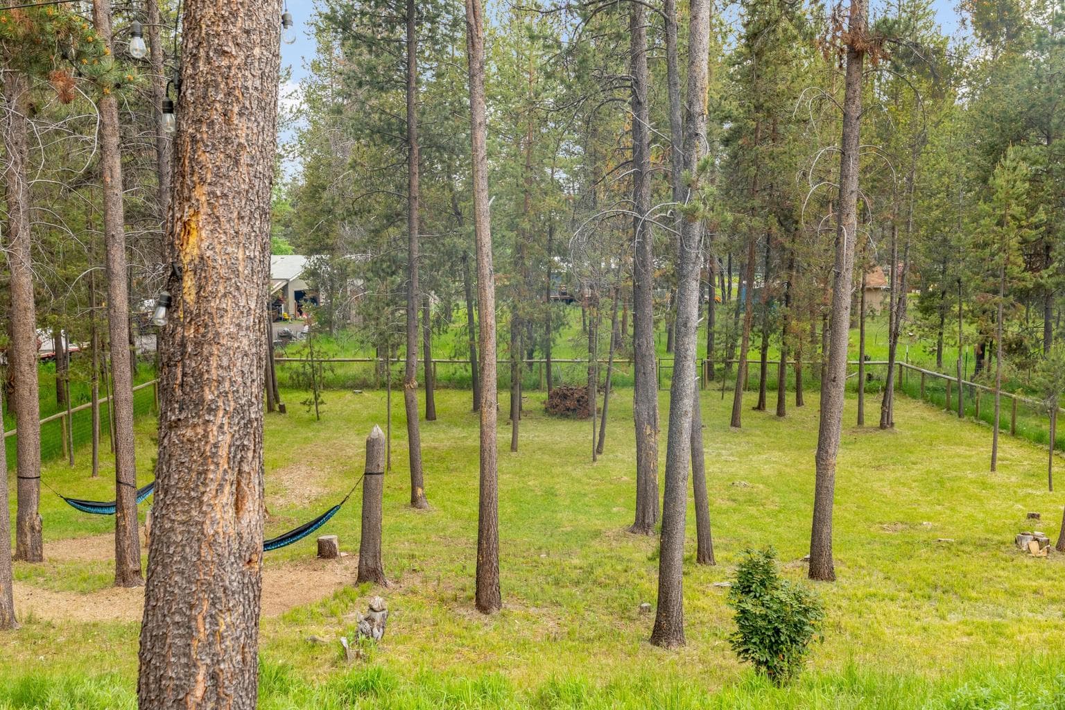 Beautiful fully fenced private back yard.