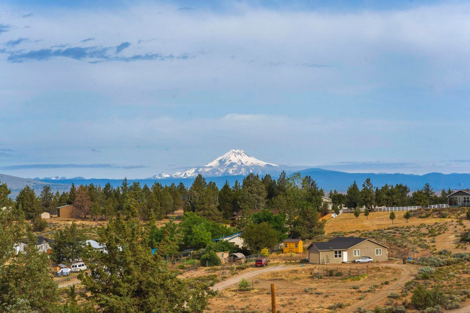 Mt. Jefferson from the living room