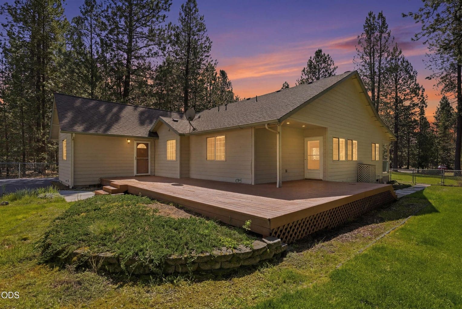 Back of Home, Large Deck for BBQ's or Entertaining