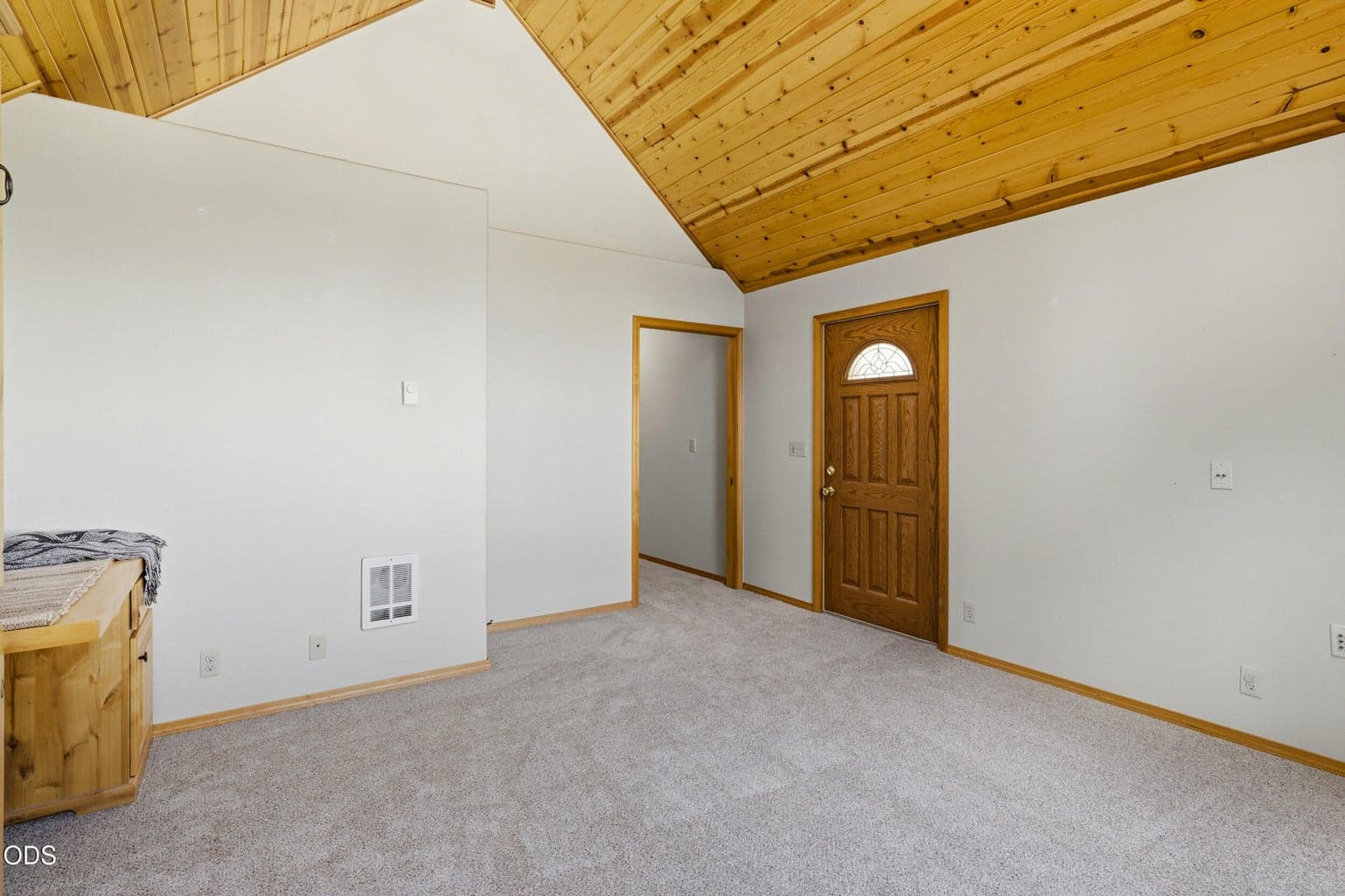 Den with Vaulted Ceilings- Has its own entrance to the deck