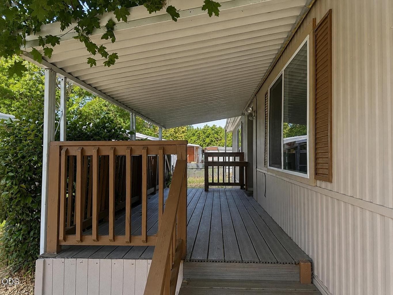 Covered front porch