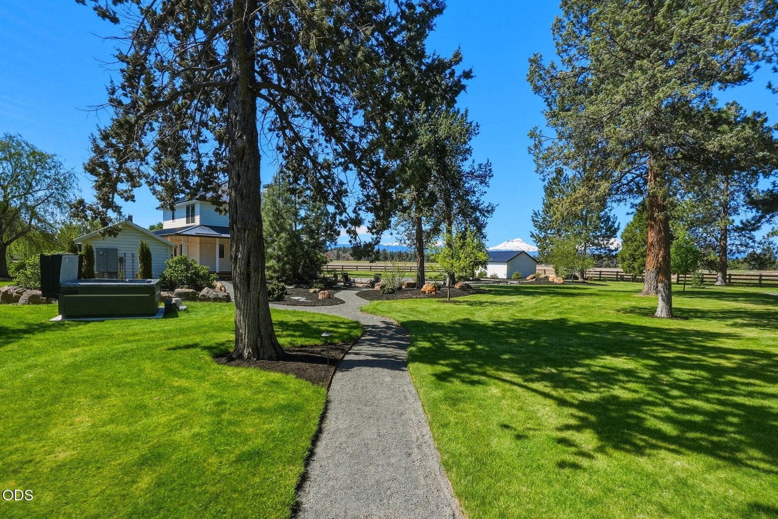 Property has beautifully manicured paths throughout.