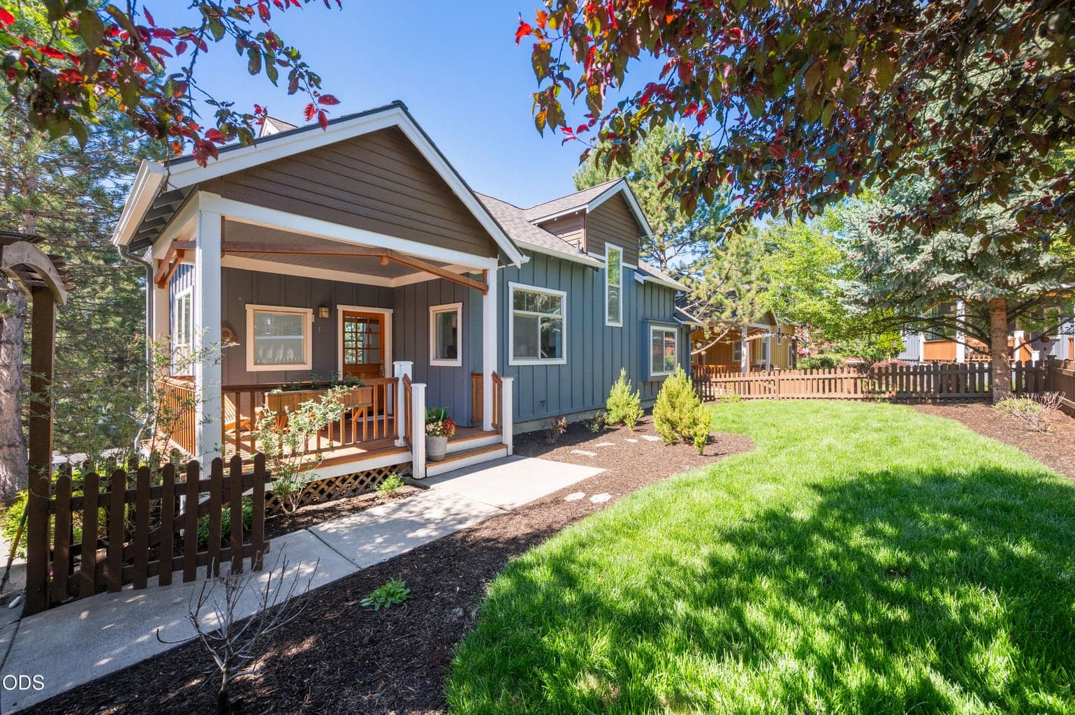 Side View of Front Yard