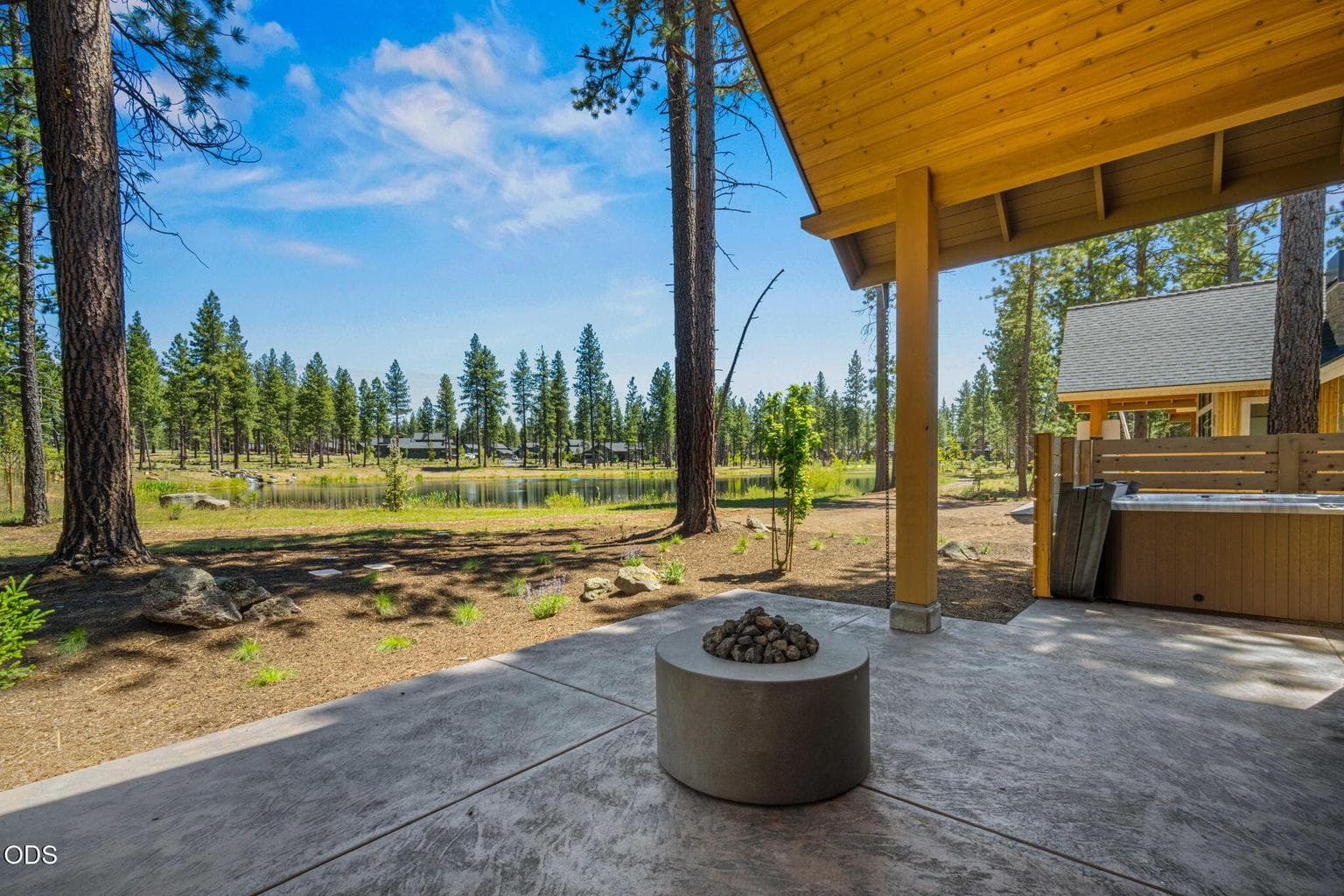 View to Lava Springs Lake