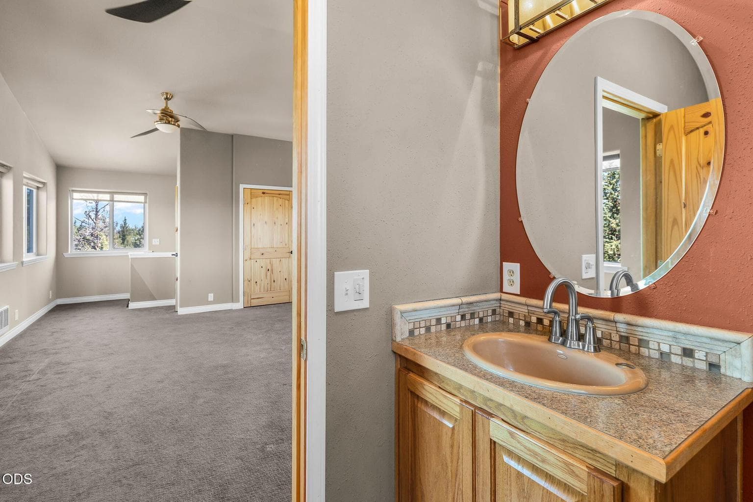 Loft over garage bathroom