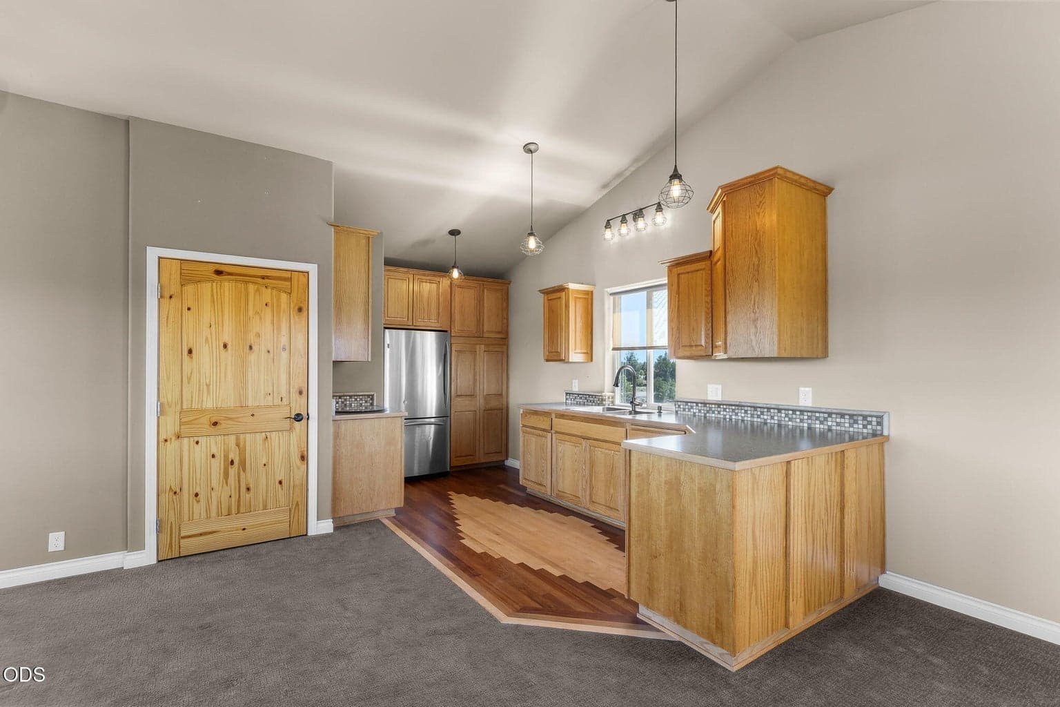 Loft over garage kitchen area