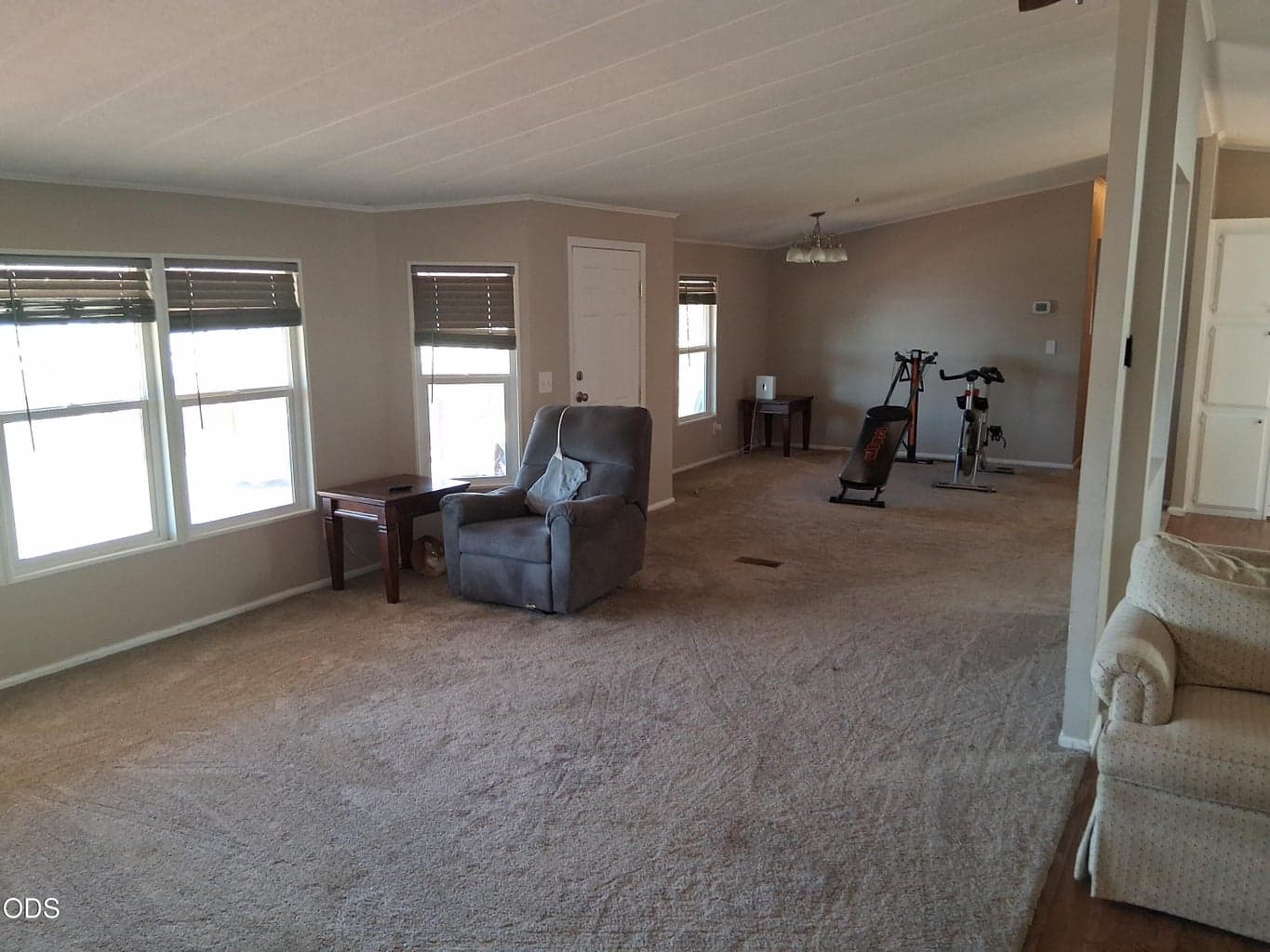 LIving room with lots of windows