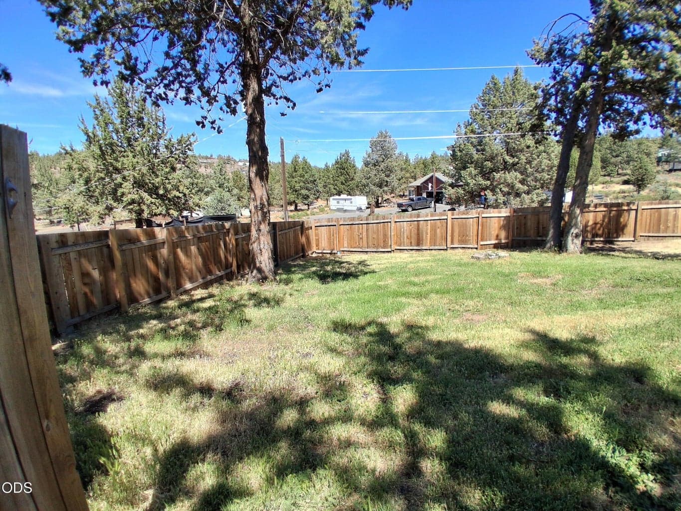 Fenced front yard