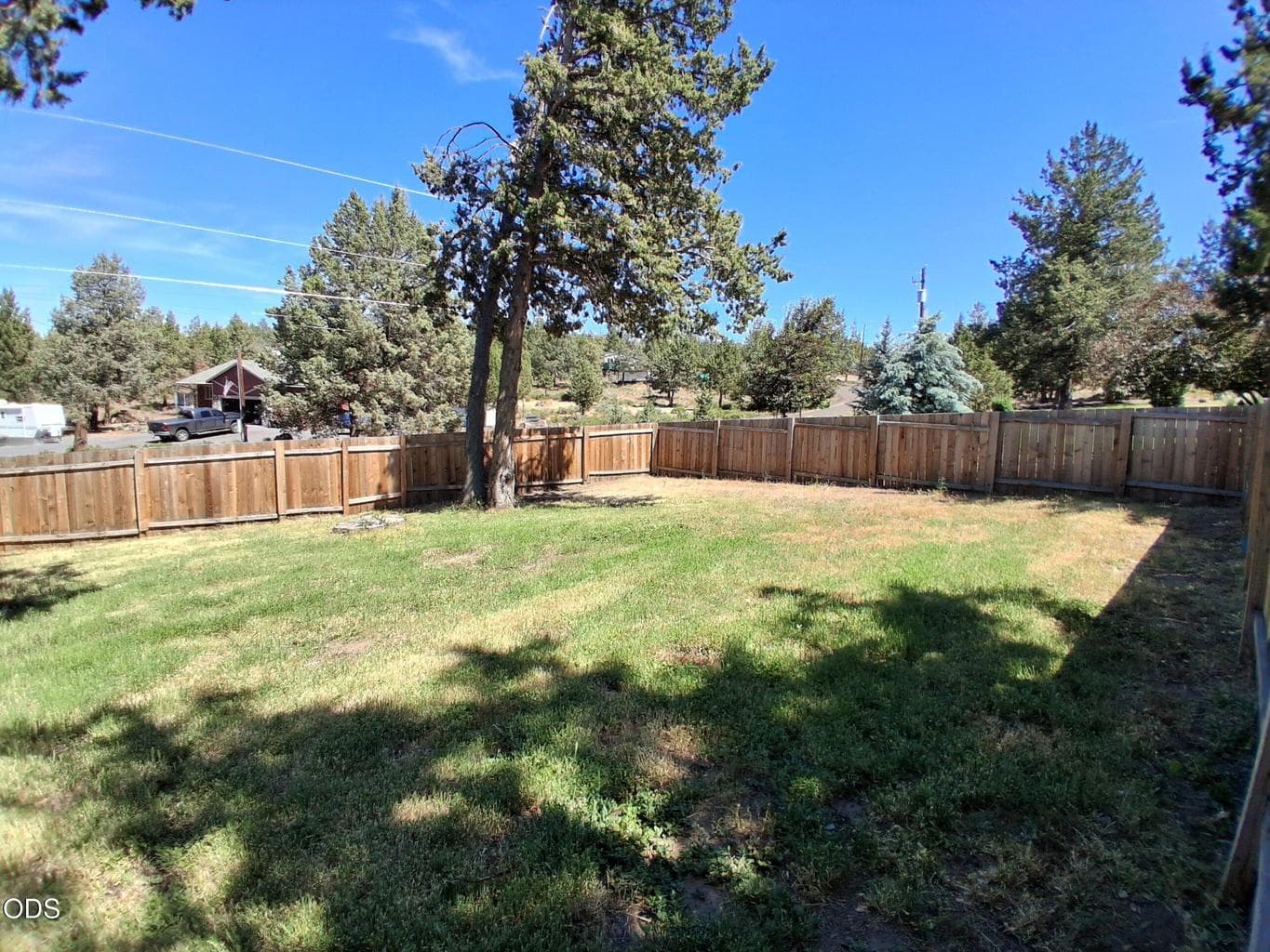 Fenced front yard